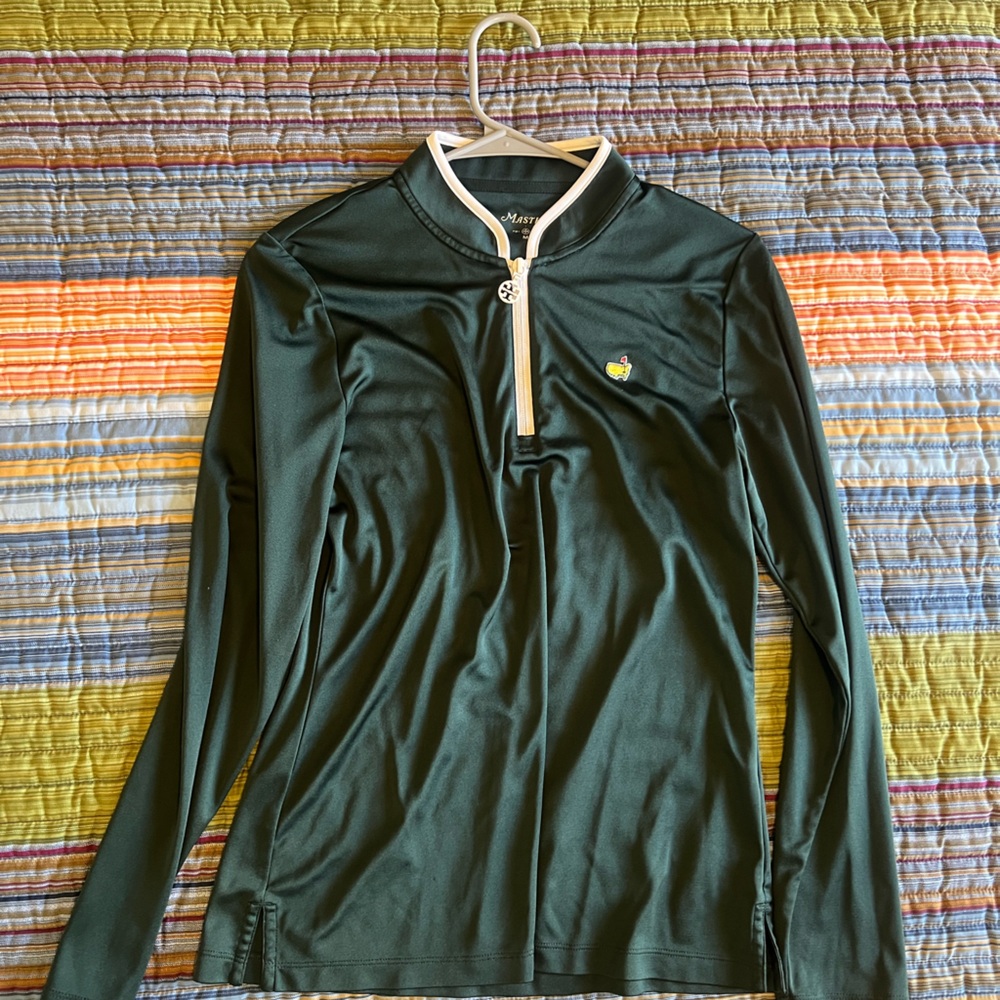 Tory Burch Masters Green Zip-Up Jacket